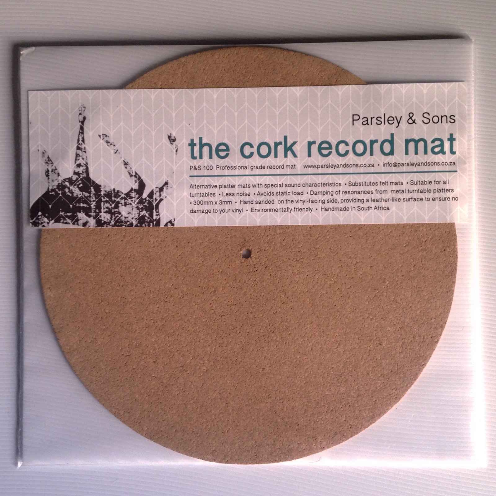 P&S 100 Cork Record Mat Mr Vinyl