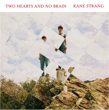 The album cover features a photo of a person standing on a rocky terrain, which is distorted by a mosaic-like pattern with the sky in the background. The title is written red at the top upon a white strip which runs the entire width of the image.