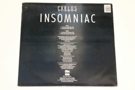 Carlos Alomar - Insomniac (VG+/VG) - Image 3