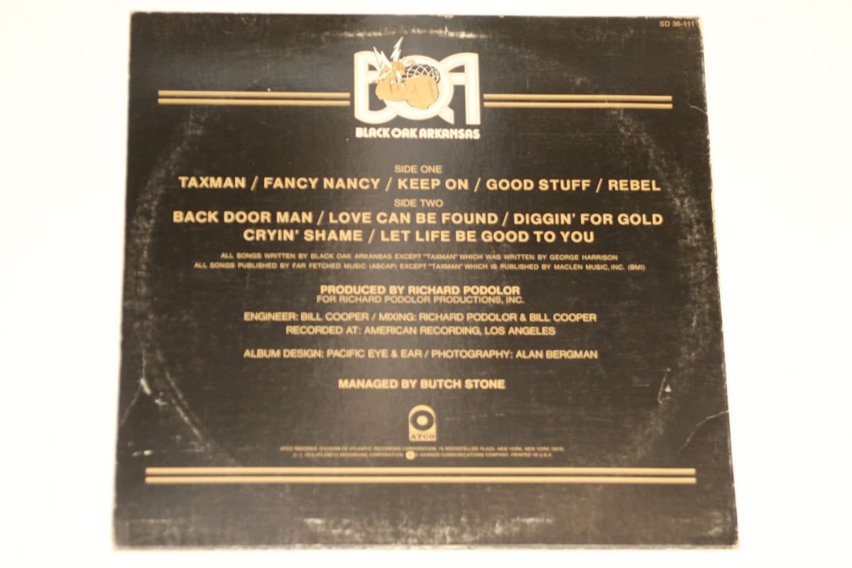 Black Oak Arkansas Ain't Life Grand (VG+/G+) Mr Vinyl