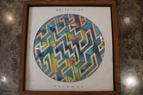 White Lies - Friends (VG) (Pict. Disc) (Autographed) (Framed)