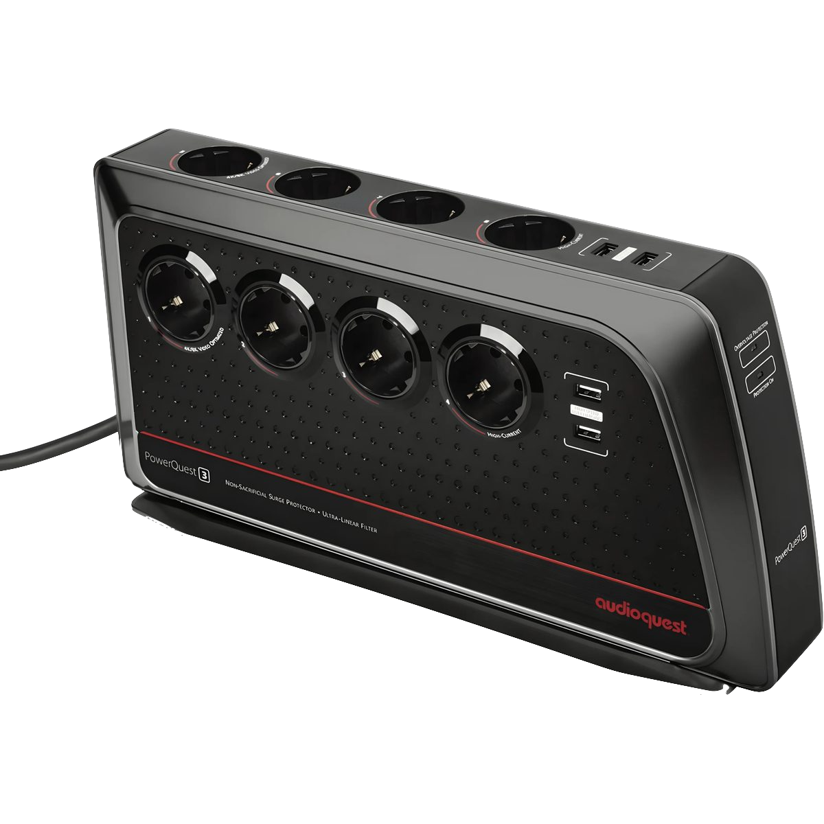 AudioQuest PowerQuest 3 - Non-Sacrificial Surge Protector, Ultra-Linear Filter