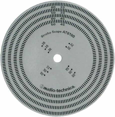 This is the image of the Audio Technica - AT6180 Stroboscopic Disc.