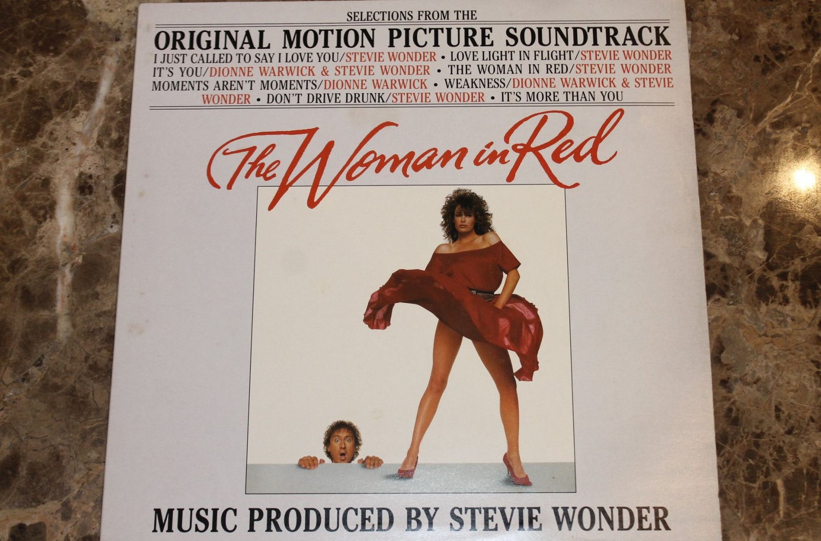 Stevie Wonder - The Woman In Red (Selections From The Original Motion Picture Soundtrack) (VG+)