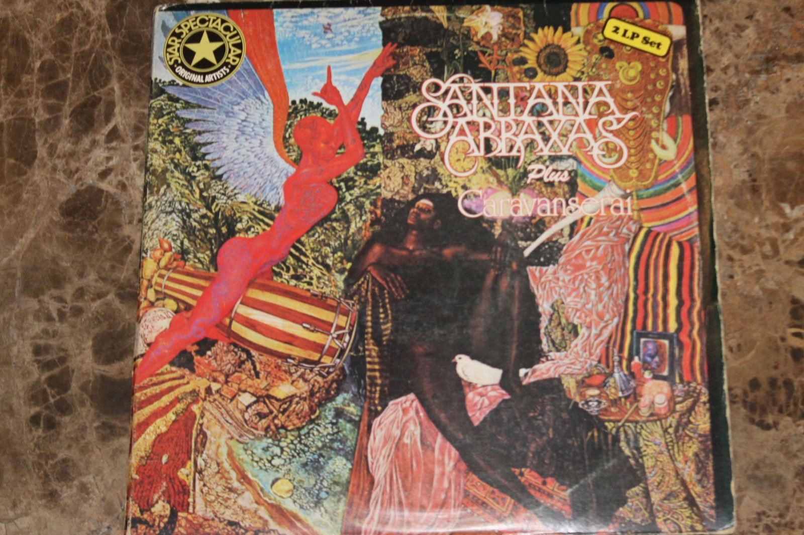 Santana - Abraxas Plus Caravanserai (VG/G+) (2LP)
