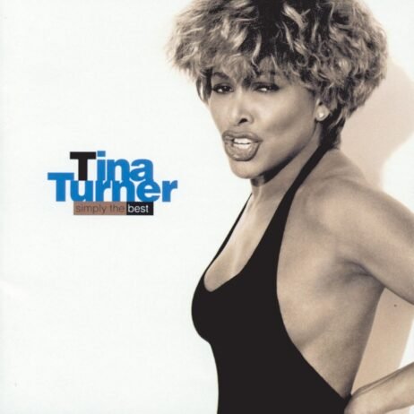 This is the album cover for Tina Turner - Simply The Best (2LP). It features Tina Turner in a black body suit on the right mid song.
