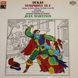 Jean Martinon, Paul Dukas, Arthur Honegger, Orchestre National De L'ORTF - Symphony In C (VG/VG+)