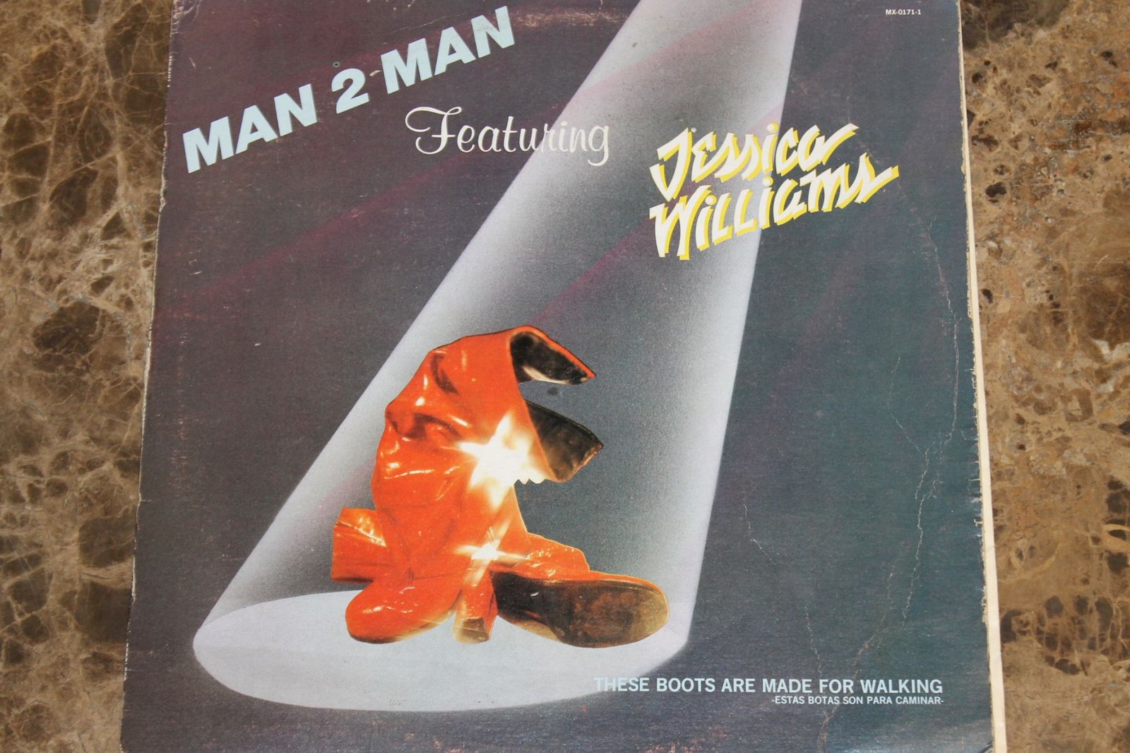 Man 2 Man Featuring Jessica Williams - These Boots Are Made For Walking (Estas Botas Son Para Caminar) (G+) (12")