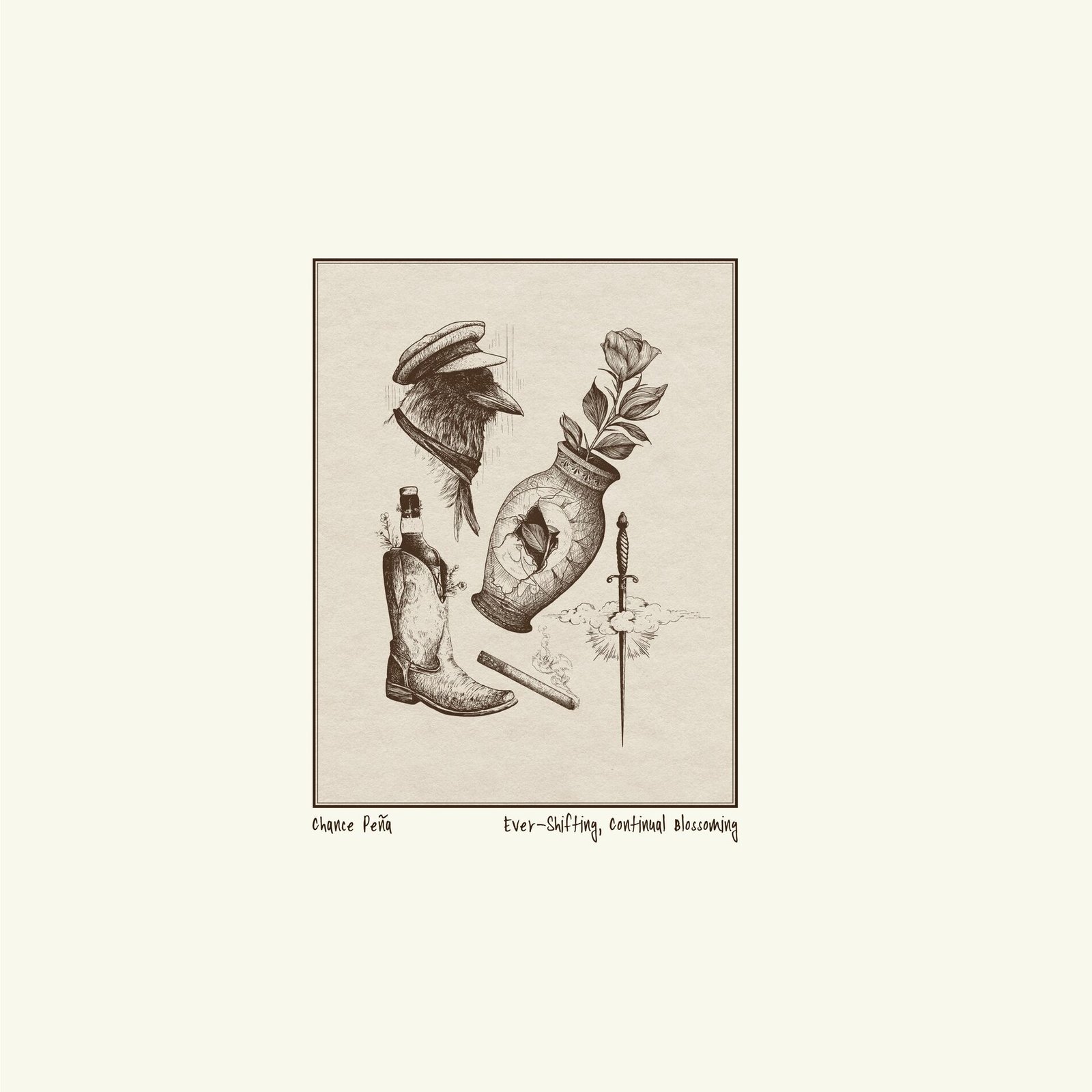 Chance Peña - Ever-Shifting, Continual Blossoming (Maroon Vinyl)