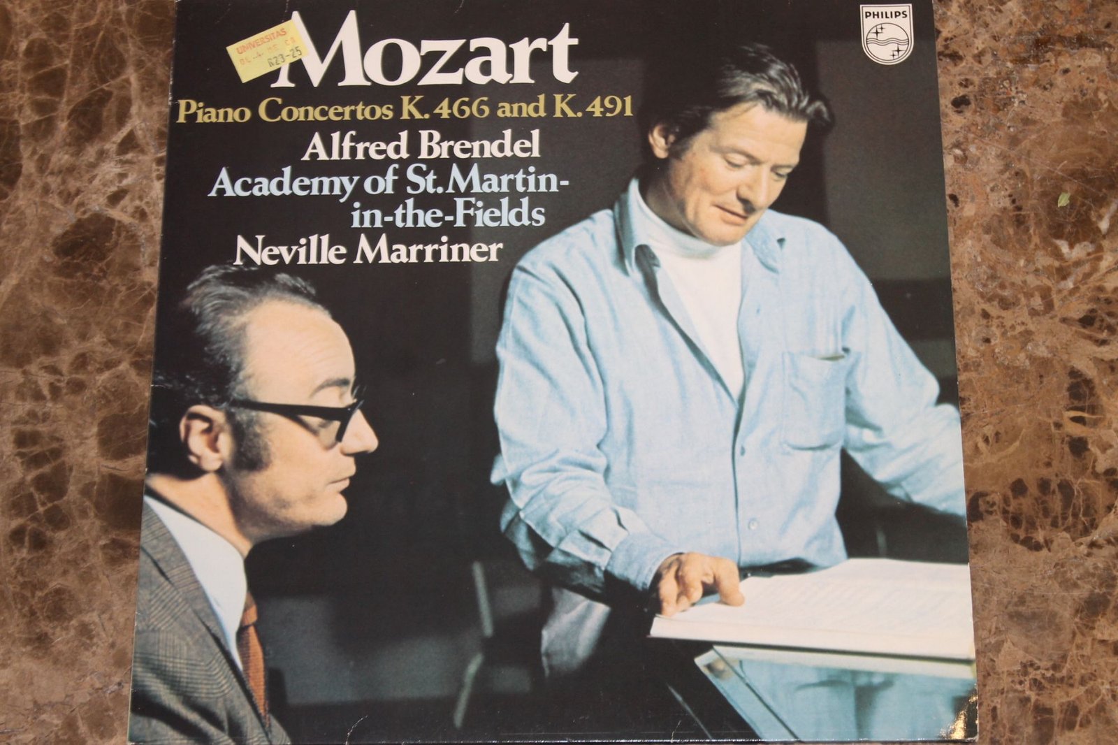 Mozart - Alfred Brendel, Academy Of St. Martin-In-The-Fields, Neville Marriner - Klavierkonzerte KV 466 Und KV 491 (VG+/VG)