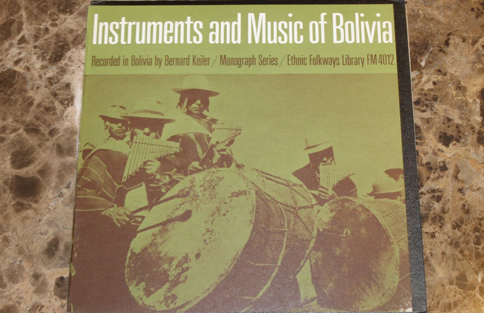 Various - Instruments And Music Of Bolivia (G/VG)