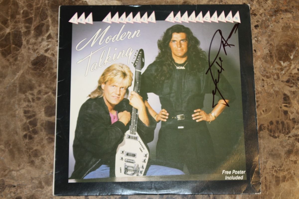 Modern Talking - The Singles Collection (G+) (Autographed)