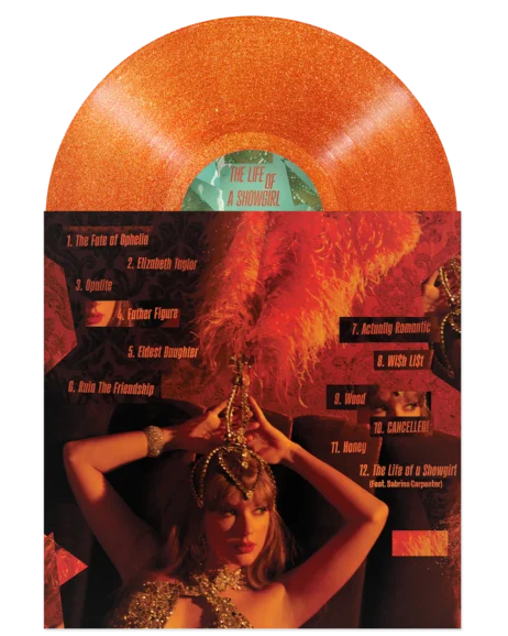 Taylor Swift - The Life of a Showgirl (Portofino Orange Glitter Vinyl) - Image 4