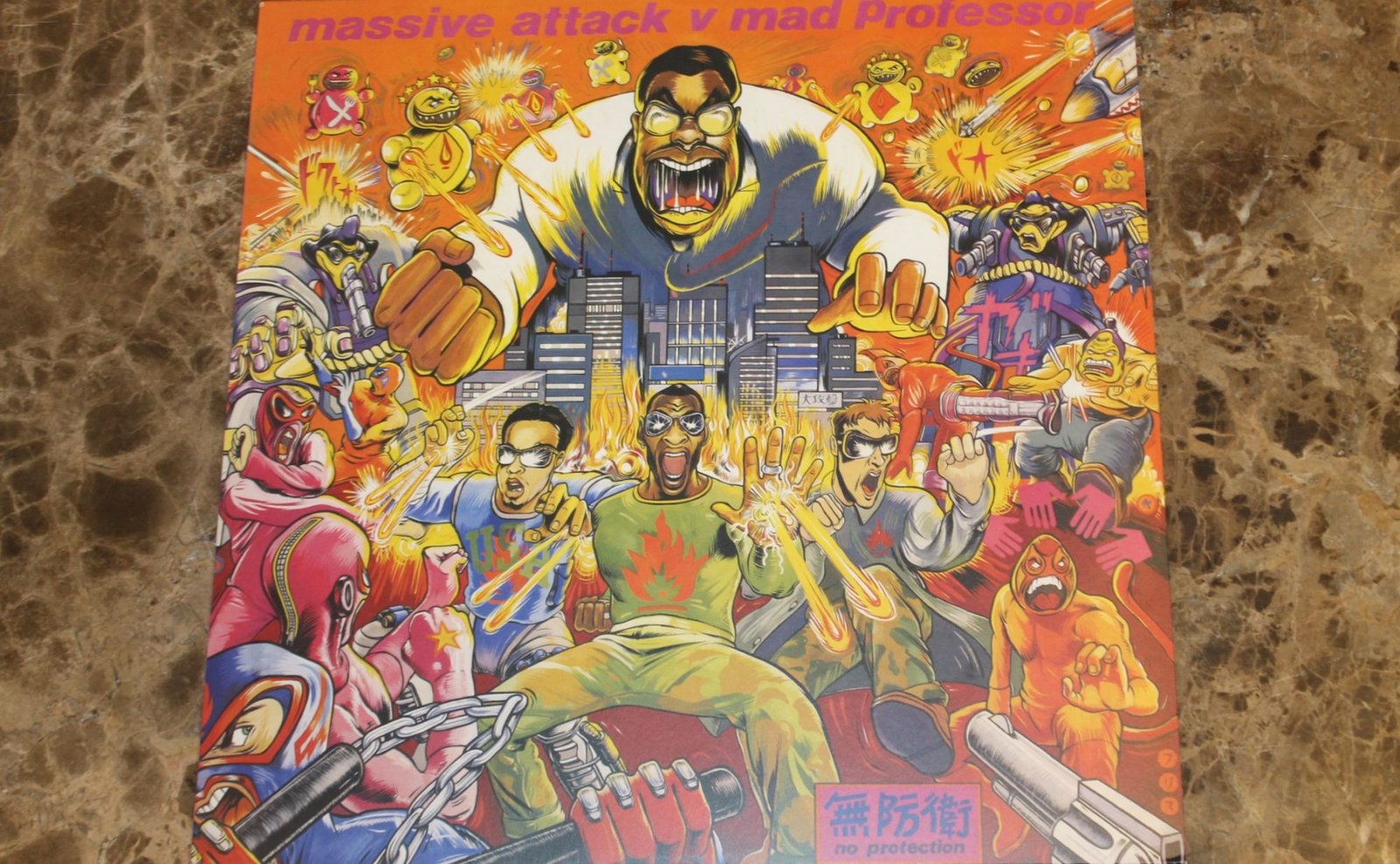 Massive Attack V Mad Professor - No Protection (VG+)
