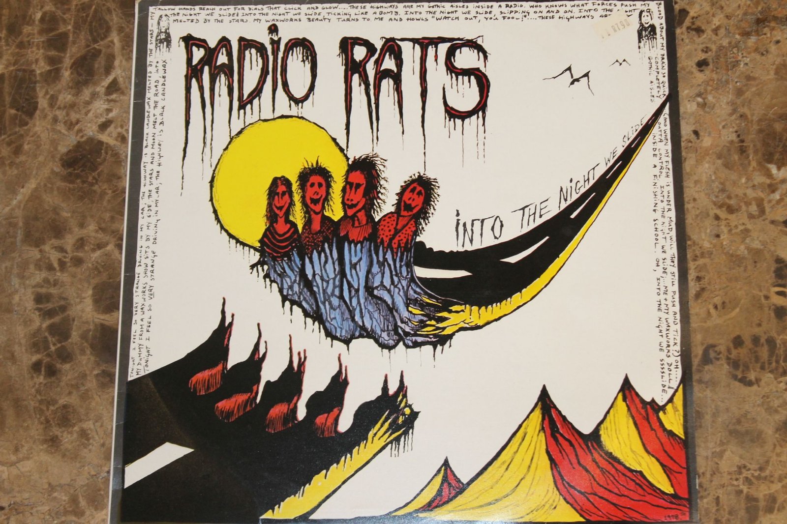 Radio Rats - Into The Night We Slide (VG/VG+)