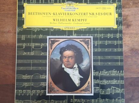 Beethoven, Wilhelm Kempff, Berliner Philharmoniker · Ferdinand Leitner - Klavierkonzert Nr. 5 Es-dur = Piano Concerto No. 5 In E Flat Major = Concerto Pour Piano Et Orchestre N°5 En Mi Bémol Majeur (G+/VG)