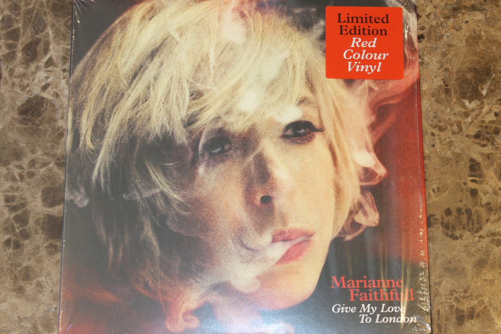 Marianne Faithfull - Give My Love To London (VG+) (Red Vinyl)