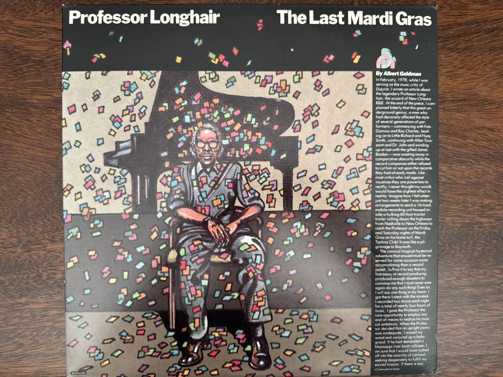 Professor Longhair - The Last Mardi Gras (VG+/VG) (2LP)