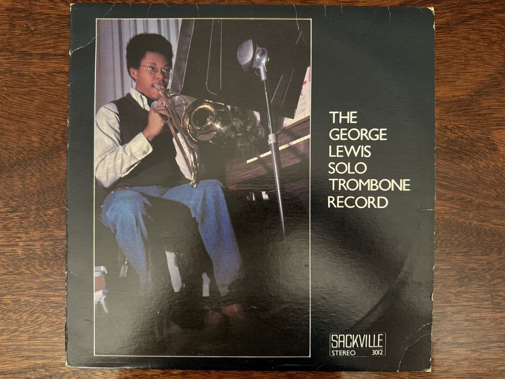 George Lewis - The George Lewis Solo Trombone Record (G+)
