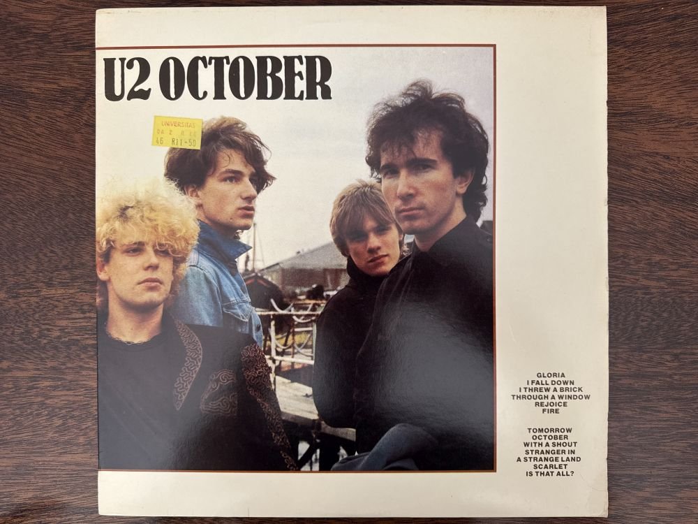 U2 - October (VG+)