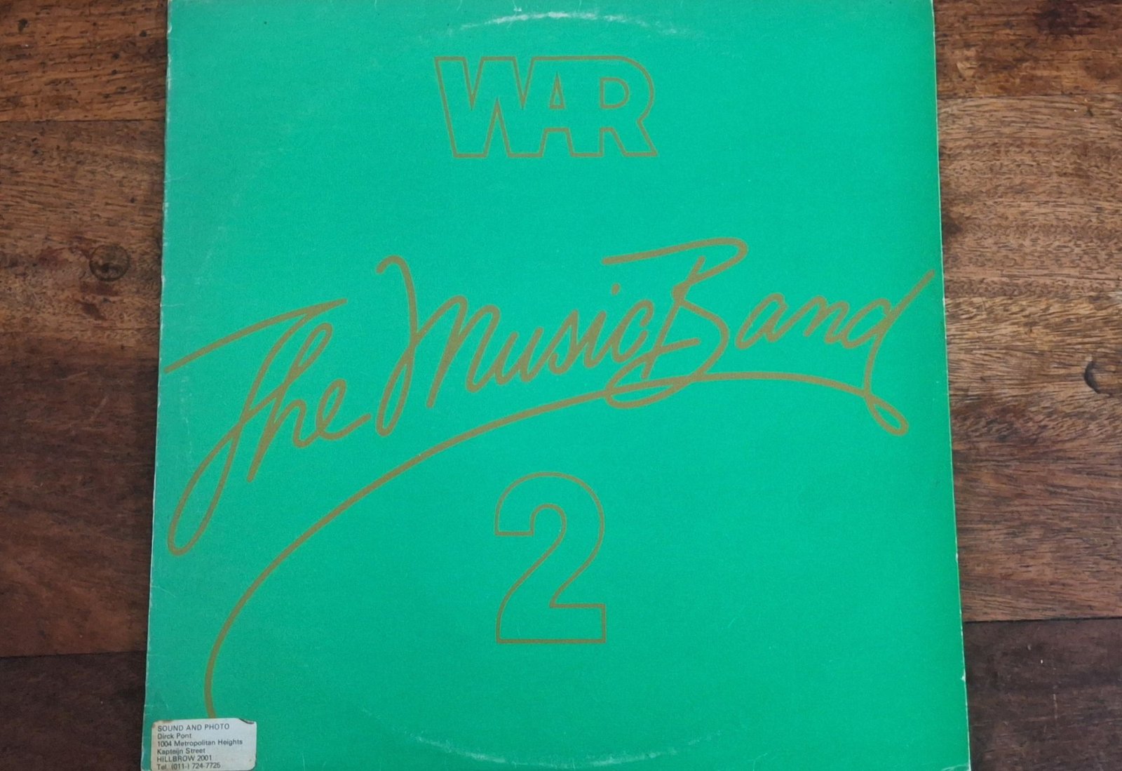 War - The Music Band 2 (VG+/G+)