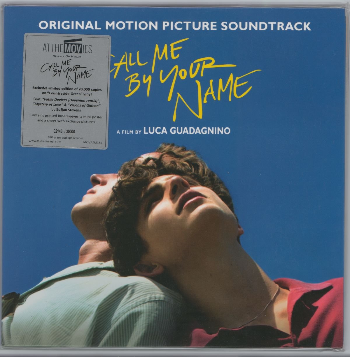 Various - Call Me By Your Name (Original Motion Picture Soundtrack) (VG+) (2LP)