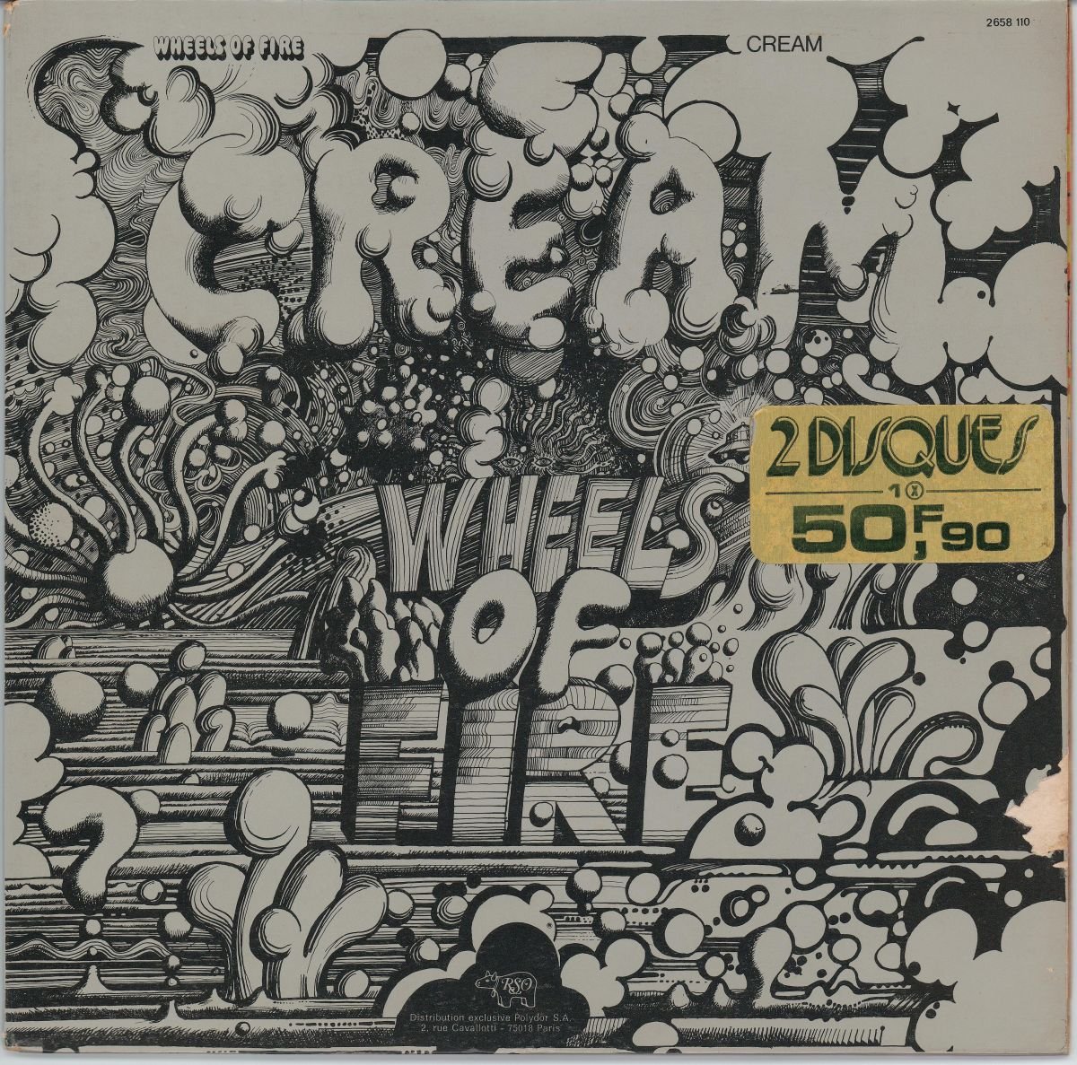 Cream - Wheels Of Fire (VG+/VG) (2LP)