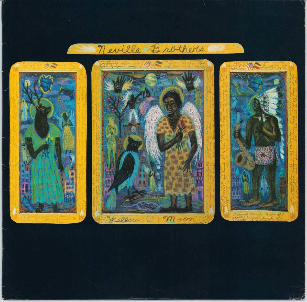 The Neville Brothers - Yellow Moon (VG)