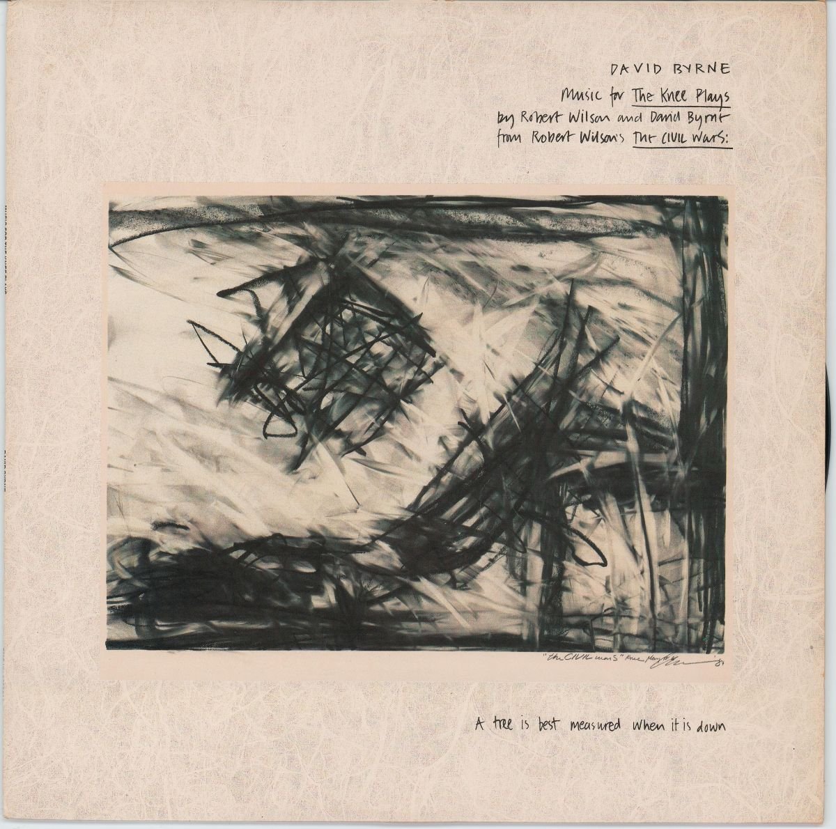 David Byrne - Music For The Knee Plays (VG+)
