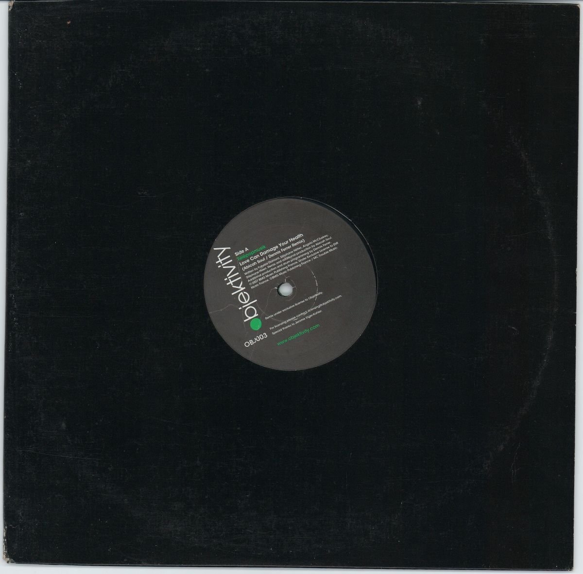 Télépopmusik - Love Can Damage Your Health (Abicah Soul / Dennis Ferrer Remix) (VG/Gen)