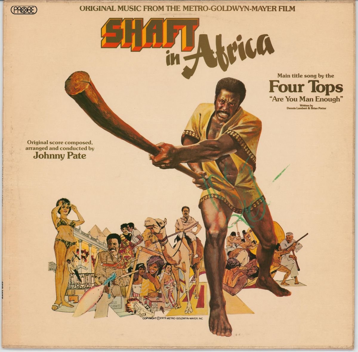 Johnny Pate - Shaft In Africa (VG+)