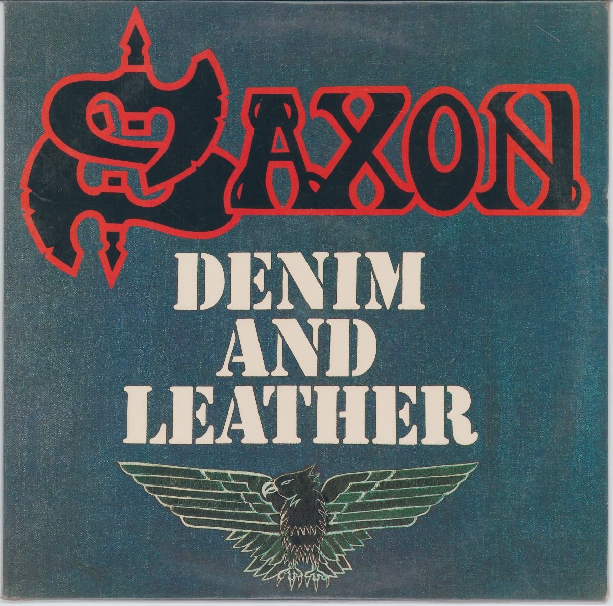 Saxon - Denim And Leather (VG+)