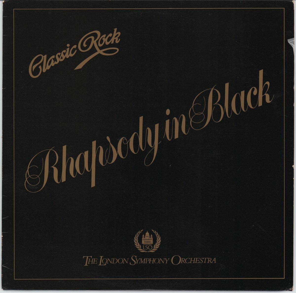 London Symphony Orchestra - Classic Rock Rhapsody In Black (VG)
