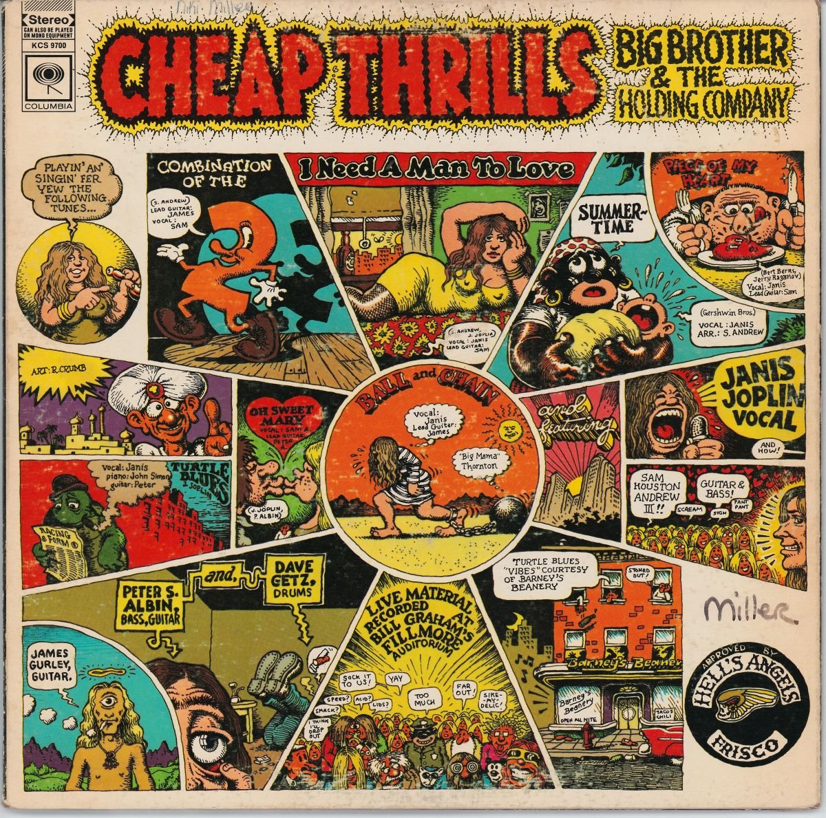 Big Brother & The Holding Company - Cheap Thrills (G+)