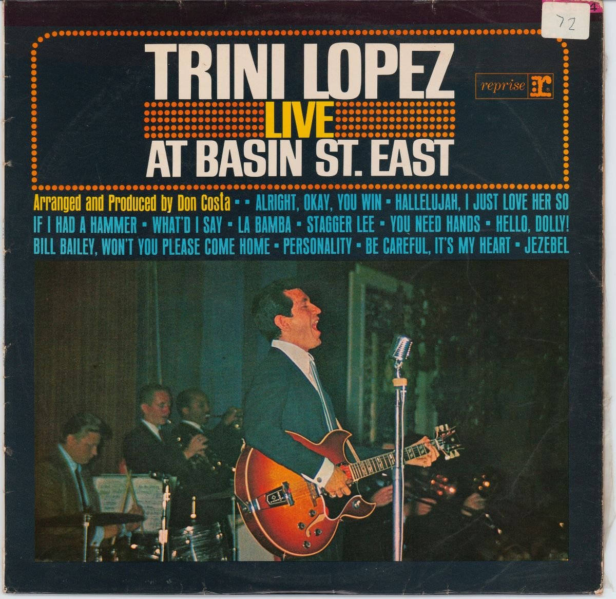 Trini Lopez - Live At Basin St. East (G/G+)