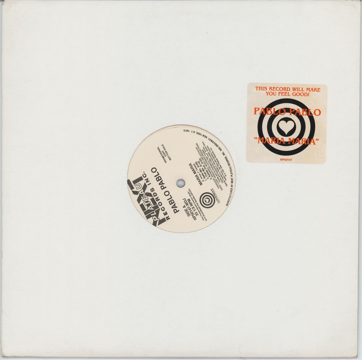 Pablo Pablo - Maria Maria (VG+/Gen) (12")