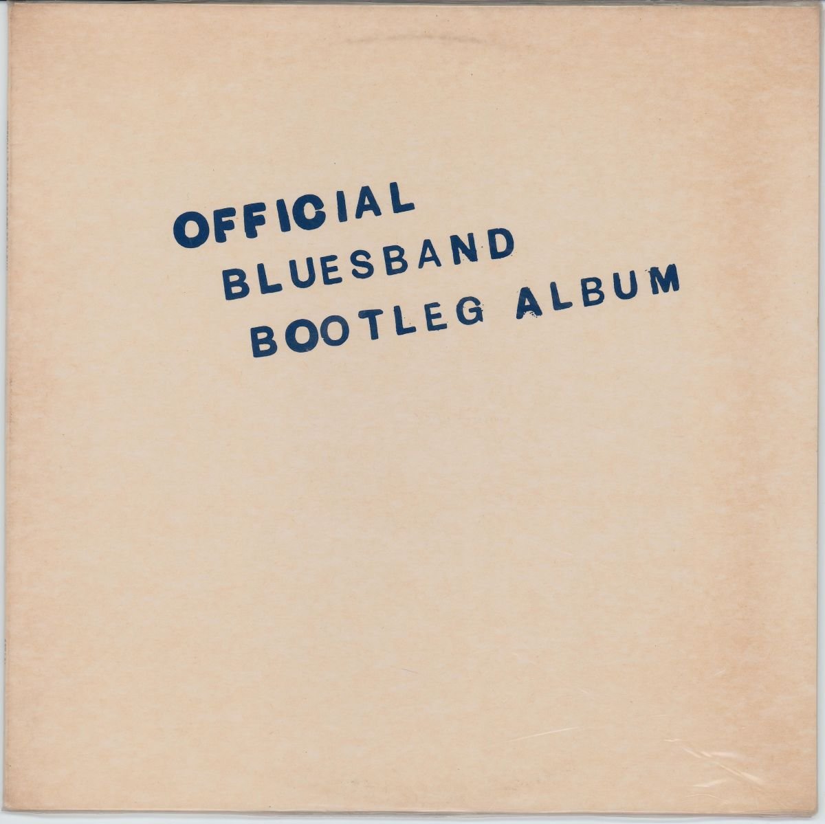 The Blues Band - The Blues Band Official Bootleg Album (VG+/VG)