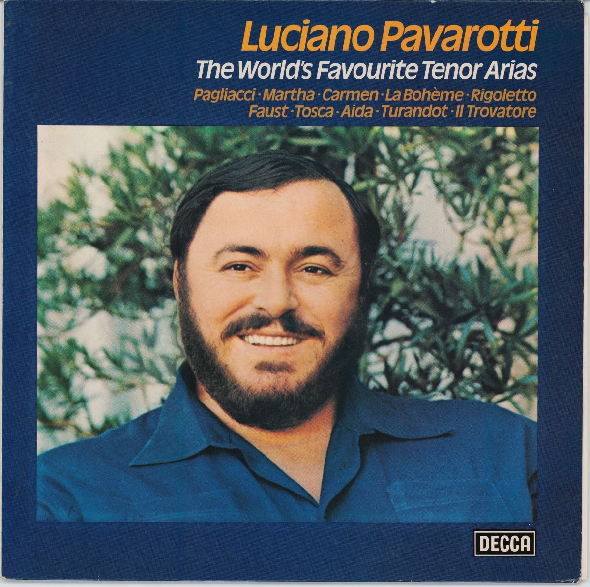 Luciano Pavarotti - The World's Favourite Tenor Arias (VG+/VG)