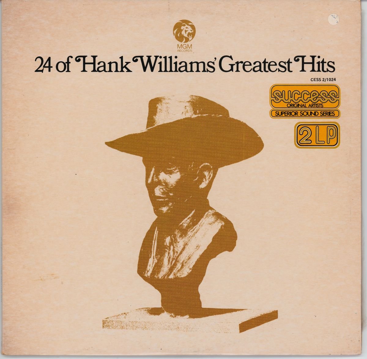 Hank Williams - 24 Of Hank Williams' Greatest Hits (VG+/VG) (2LP)