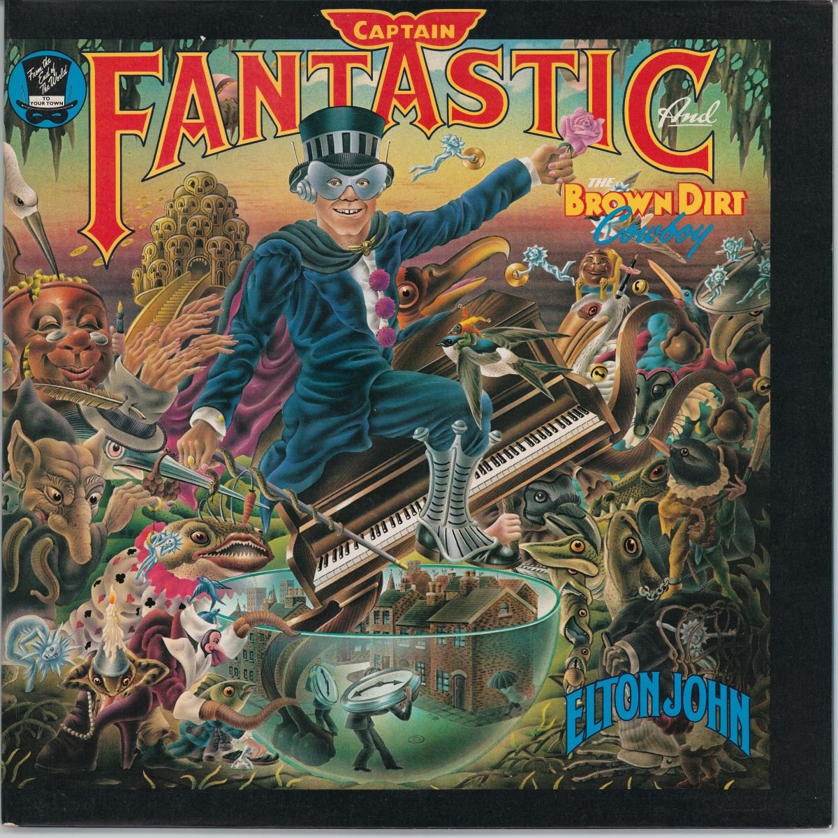 Elton John - Captain Fantastic And The Brown Dirt Cowboy (VG/VG+)