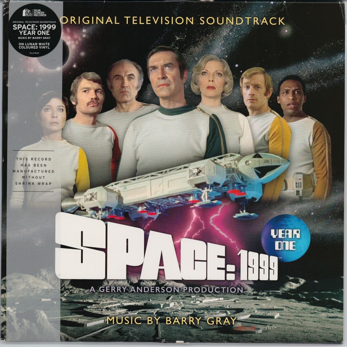 Barry Gray - Space: 1999 Year One Original Television Soundtrack (VG+/G+) (2LP) (White Vinyl)