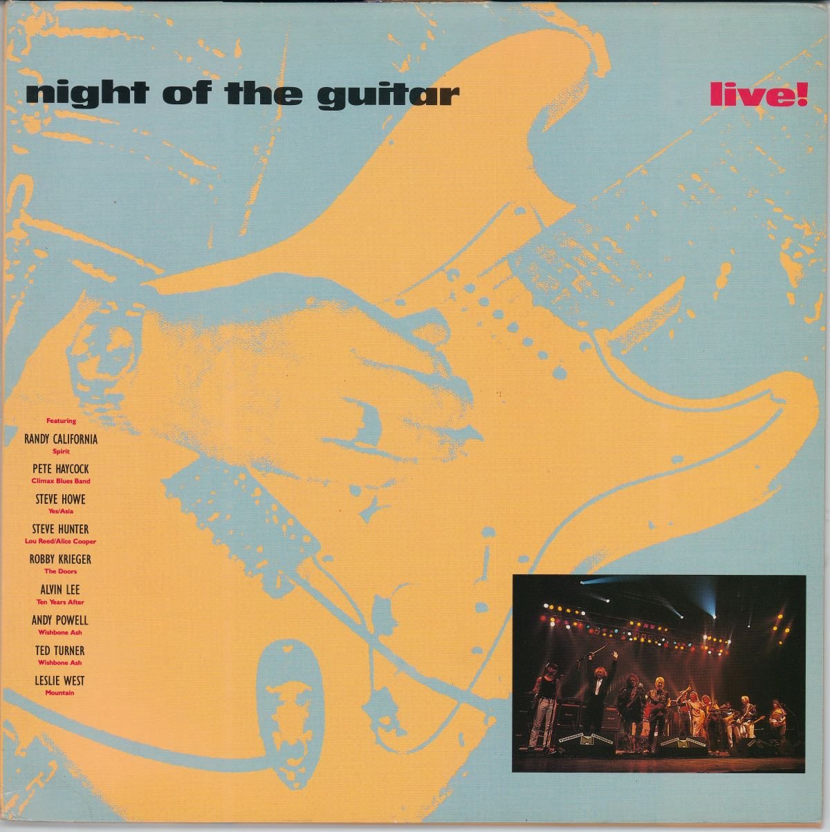 Various - Night Of The Guitar Live! (VG+/G+) (2LP)