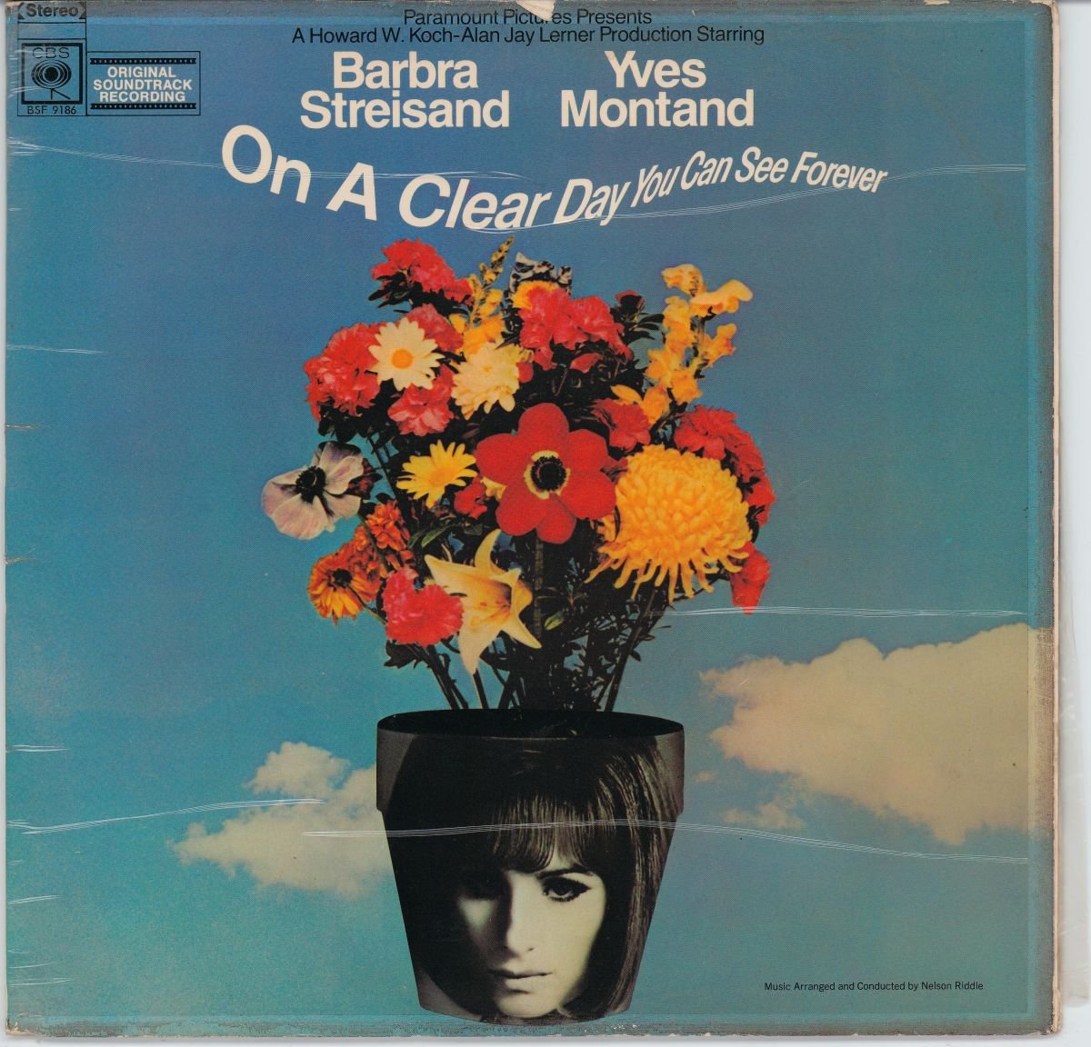 Barbra Streisand, Yves Montand - On A Clear Day You Can See Forever (G+)