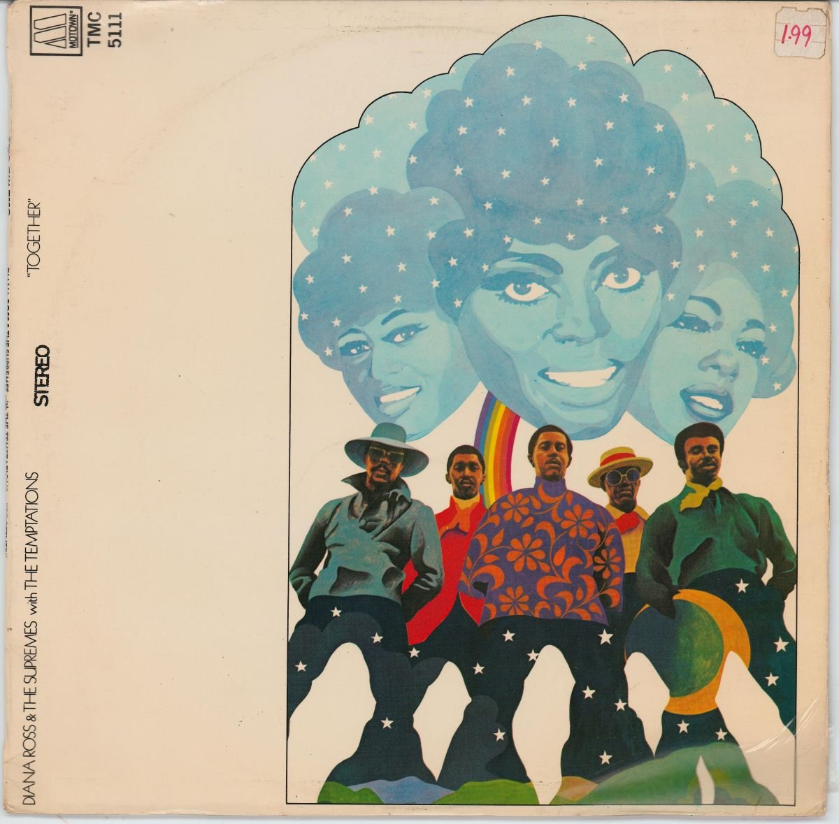 Diana Ross & The Supremes With The Temptations - Together (VG/G+)