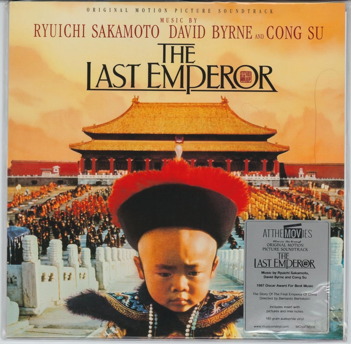The Last Emperor (Original Motion Picture Soundtrack) (VG+/VG)