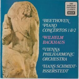 Beethoven, Backhaus, Vienna Philharmonic Orchestra, Hans Schmidt-Isserstedt - Piano Concerto No.1 / Piano Concerto No.2 (VG/VG+)