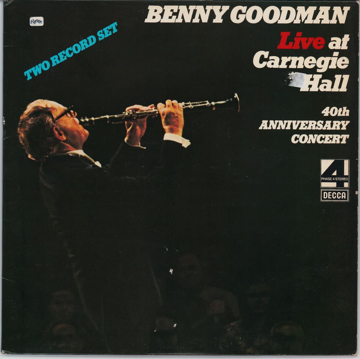 Benny Goodman - Live At Carnegie Hall 40th Anniversary Concert (VG/G+) (2LP)