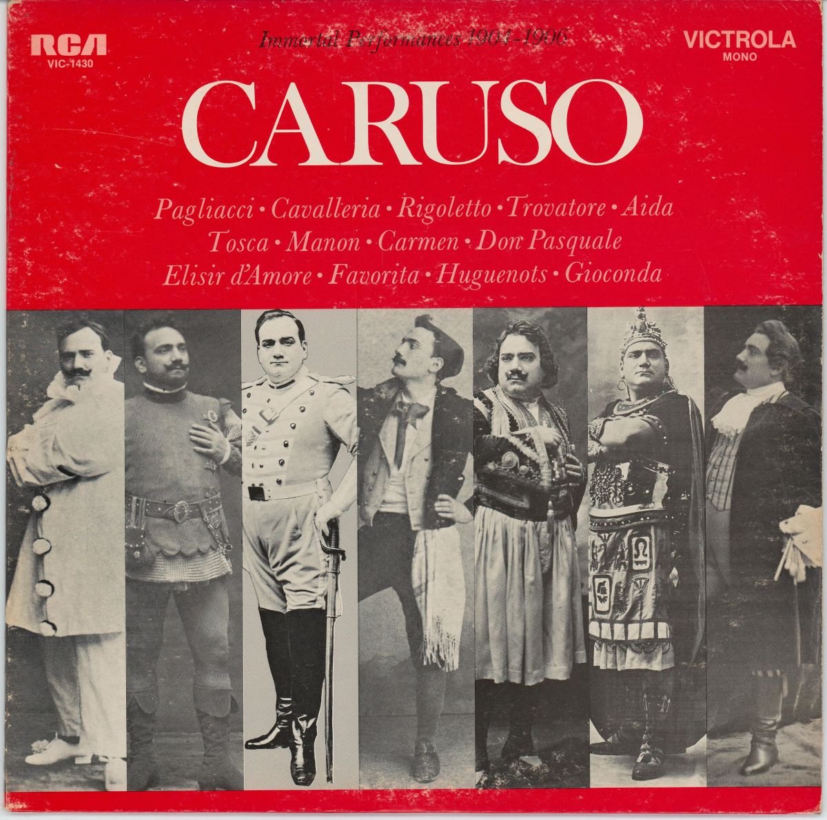Enrico Caruso - Immortal Performances (Actuaciones Inmmortales) 1904-1906 (G+)