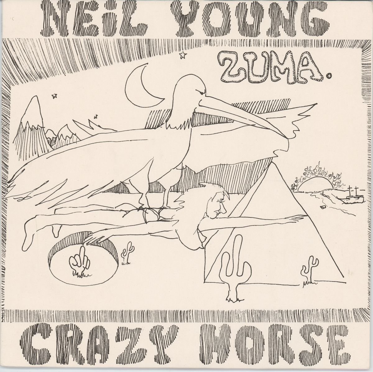 Neil Young With Crazy Horse - Zuma (G+/VG+)