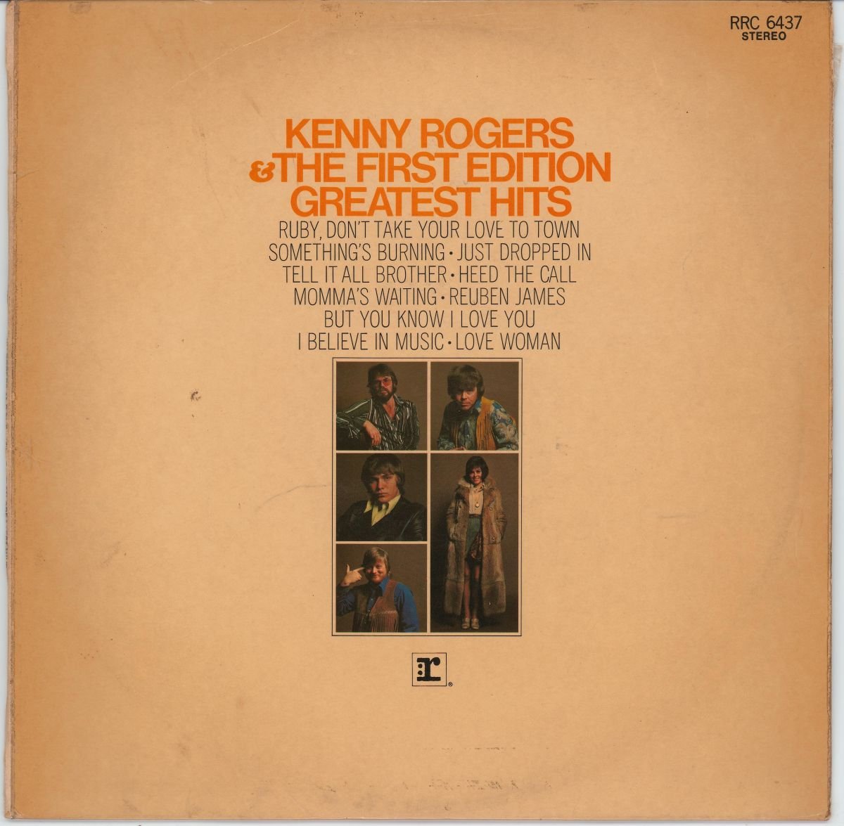 Kenny Rogers & The First Edition - Greatest Hits (G/G+)